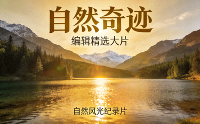 编辑精选大片《自然奇迹》海报 - 自然风光纪录片